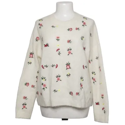 Sweater (White, Multicolored) from La Maille Sézane Elastane, Merino wool, Mohair, Polyamide, Polyester