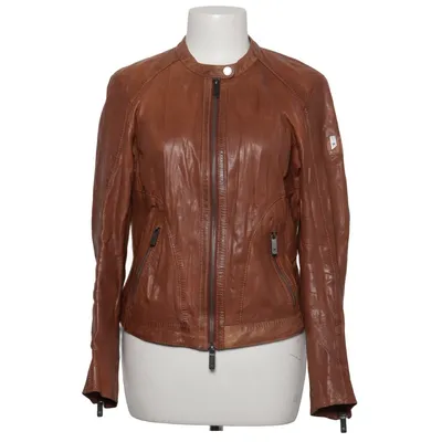 Leather jacket (Brown) from Mauritius
