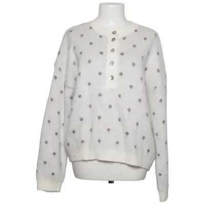Sweater (White, Gray) from Atelier Evène Acrylic, Mohair, Polyamide, Wool