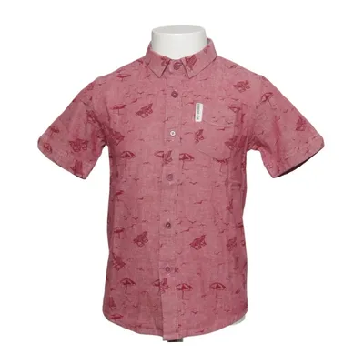 Korte mouwen shirt (Rood) van Ben Sherman Katoen