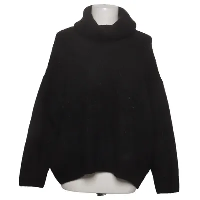 Rollkragenpullover (Schwarz) von Zara Knit Acryl, Elasthan, Nylon, Polyester, Wolle