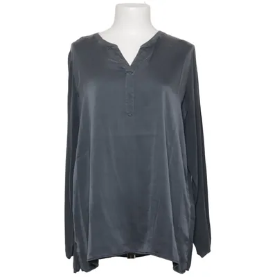 Blus (Grå) från Transit Bomull, Elastan, Silke