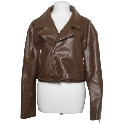 Biker jacket (Brown) from Lioness Polyester, Polyurethane