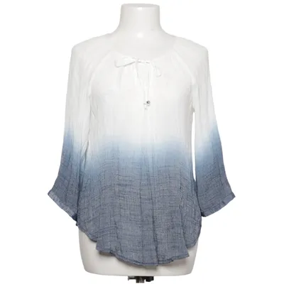 Bluse (Hvid, Blå, Flerfarvet) fra BCX Polyester, Viscose