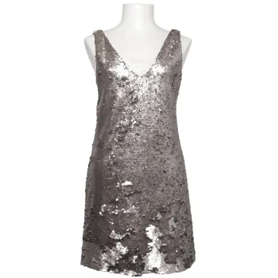 Cocktailklänning (Silverfärgad) från Mango Casual Elastan, Polyester