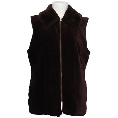 Outer vest (Brown) from Bernd Berger Acrylic, Cotton, Polyamide