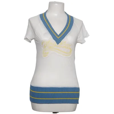 Top (White, Blue, Yellow) from Nolita de Nimes Cotton, Silk
