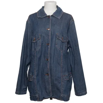 Veste en jean (Bleu) de Ulla Popken Coton, Élasthane