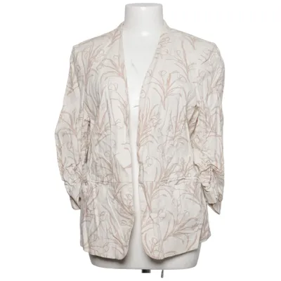 Kavaj (Beige, Vit) från Your Sixth Sense Linne, Viskos