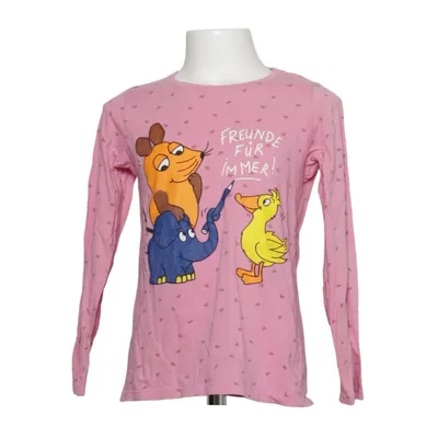Langærmet t-shirt (Pink, Flerfarvet) fra DieMaus Bomuld