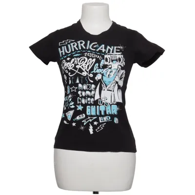T-shirt (Black, Multicolored) from Fruit of the Loom Cotton