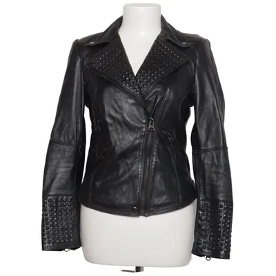 Bikerjakke (Sort) fra Zara Basic Læder