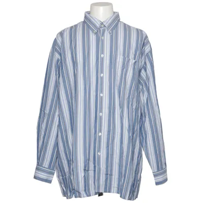Buttondown-skjorta (Blå, Vit) från Umberto Rosetti Bomull