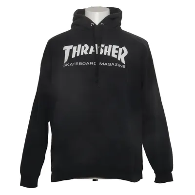 Huvtröja (Svart) från Thrasher Bomull, Polyester