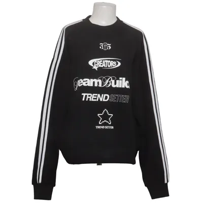 Sweatshirt (Black) from Bershka Elastane, Polyester