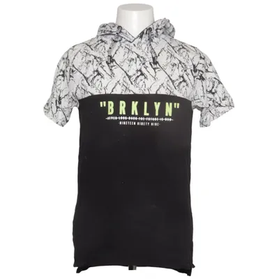 Sweat à manches courtes (Noir, Blanc) de Chapter Coton