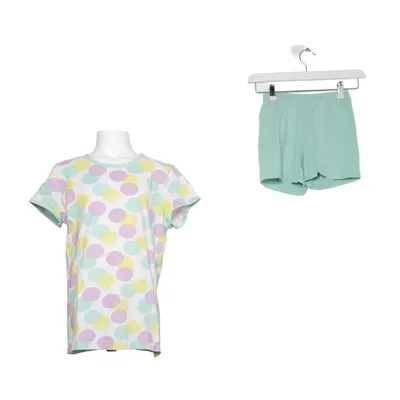 Pajamas (White, Multicolored) from Sanetta Cotton
