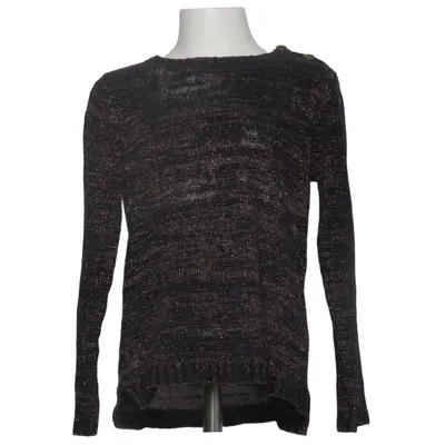 Sweater (Black, Gold) from Lisa Rose Acrylic, Metallic fiber, Polyester