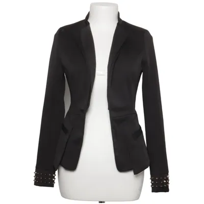 Blazer (Black) from Osley Cotton, Elastane, Polyester