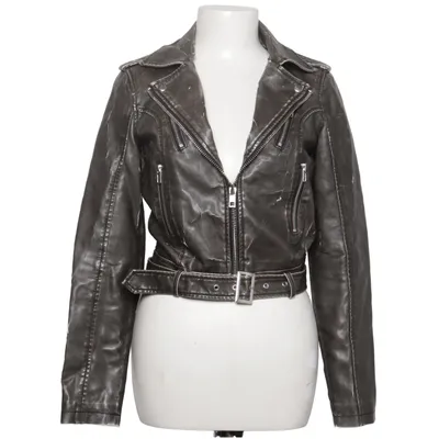 Bikerjakke (Pu Leather Distressed Biker Jacket) fra NA-KD Polyester, Polyurethan, Viscose
