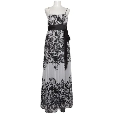 Robe longue (Noir, Blanc) de Manoukian Polyester