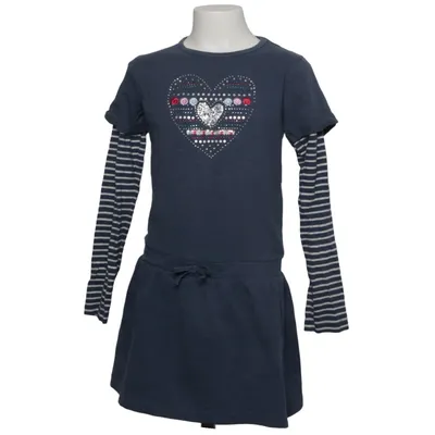 Kleid (Blau, Weiß, Mehrfarbig) von Salt and Pepper Baumwolle, Elasthan, Polyester