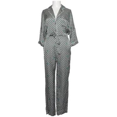 Buksedragt (Sort, Hvid, Grøn) fra Maje Polyester, Viscose