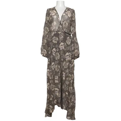 Slå-om-kjole (Sort, Beige, Lilla) fra Zara Accessories