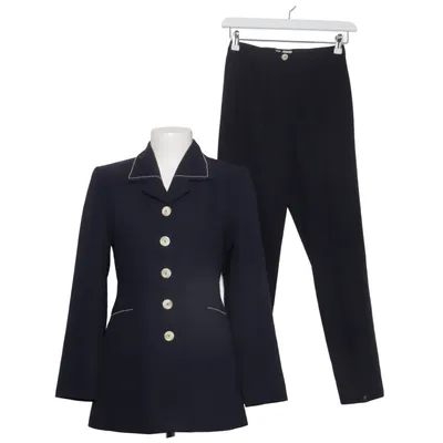Jakkesæt (Blå) fra Vestino Polyester, Viscose