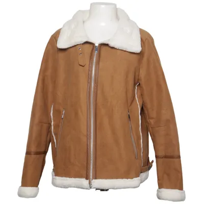 Shearlingjacka (Brun, Vit) från Mark Adam Polyester
