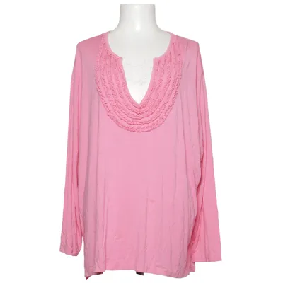 Bluse (Pink) fra Yoek Elastan, Viscose