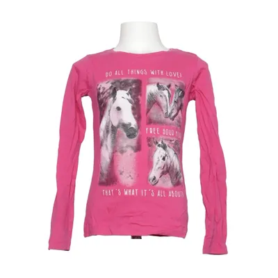 Långärmad t-shirt (Rosa) från Page One Young Bomull, Elastan