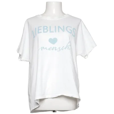 T-shirt (White, Blue) from Made in italy Cotton, Elastane