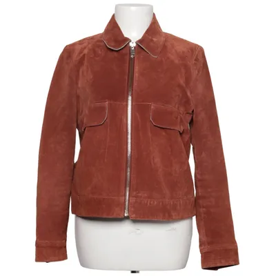 Leather jacket (Brown) from Mango