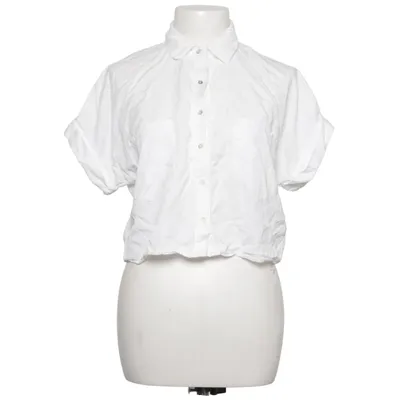 Short sleeve shirt (White) from Zara Basic Z1975 Denim Lyocell