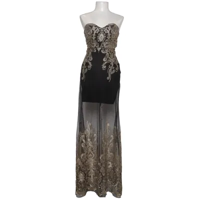 Robe de soirée (Noir, Or) de Angel Élasthane, Polyester