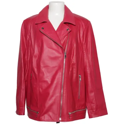 Bikerjacka (Röd) från Samoon Skinn, Polyester