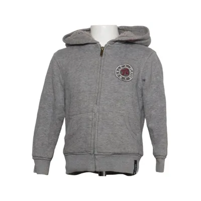 Hoodie (Gray) from Pocopiano Cotton, Polyester, Viscose