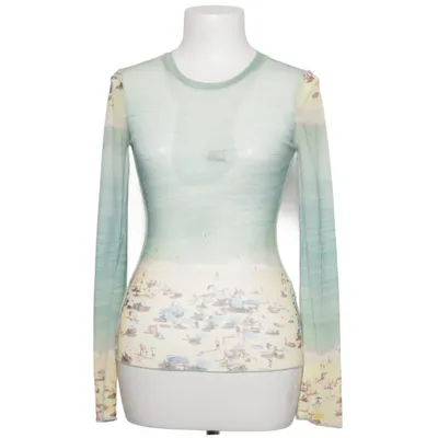 Topp (Grön, Flerfärgad) från Zara Elastan, Polyester