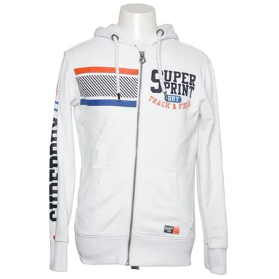Huvtröja (Vit, Flerfärgad) från Superdry Track & Field