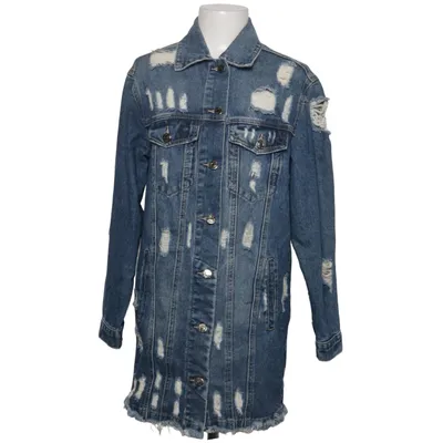 Denimjakke (Blå) fra Hello Miss Bomuld, Elastan