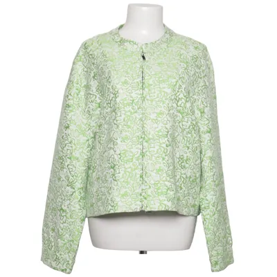 Jakke (Grøn, Hvid) fra CKS Elastan, Polyester, Viscose
