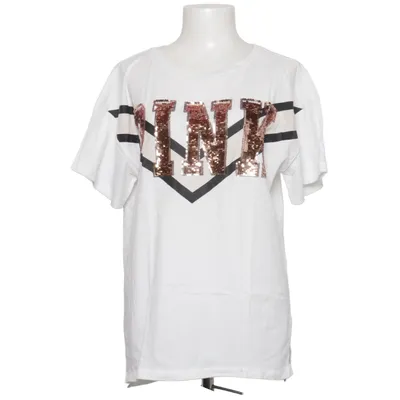 T-shirt (White, Gold, Black) from Pink Victoria's Secret Cotton, Polyester