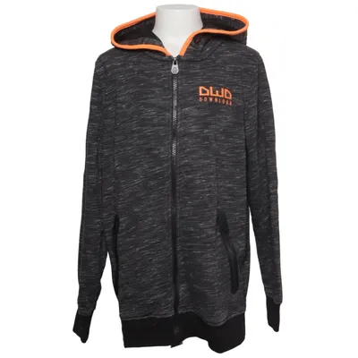 Sweat à capuche (Gris, Noir) de Download Coton, Polyester