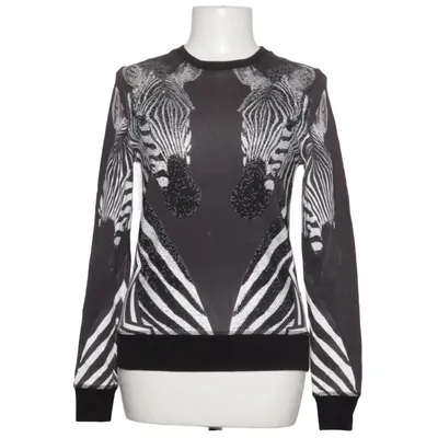 Sweatshirt (Schwarz, Weiß) von Philipp Plein Couture Elasthan, Modal