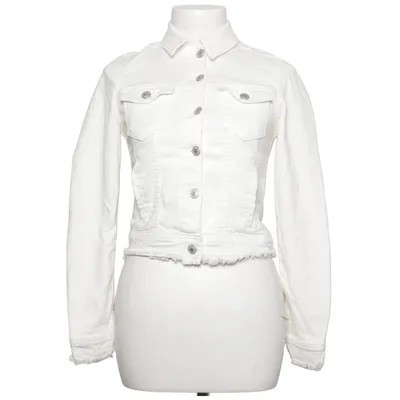 Denim jacket (White) from Hallhuber Cotton, Elastane