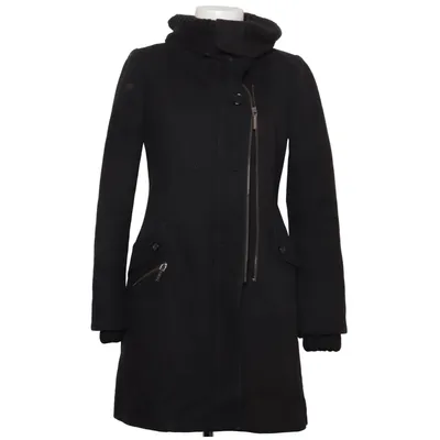 Winterjas (Zwart) van Phard Polyamide, Polyester, Wol