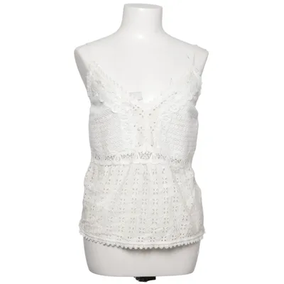 Crop top (White) from Abercrombie & Fitch Cotton