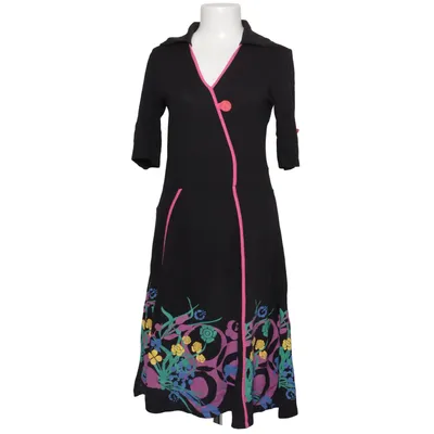 Kjole (Sort, Flerfarvet) fra Who's That Girl Elastan, Polyester, Viscose