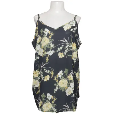 Tanktop (Zwart, Geel, Groen) van Zizzi Polyester